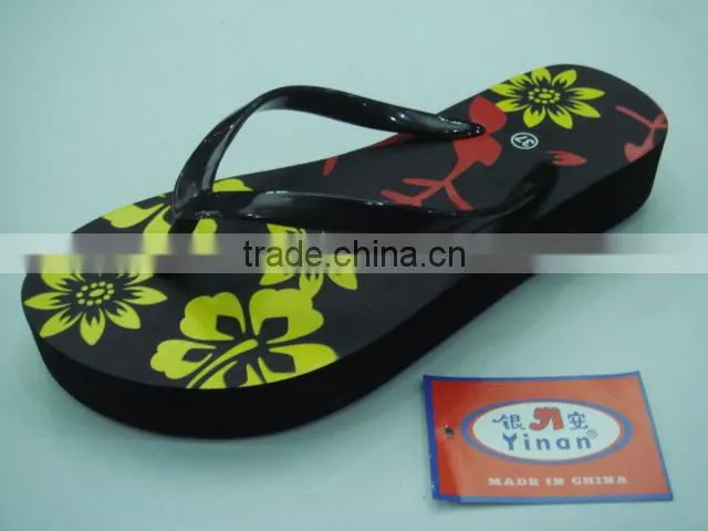 663 LOULUEN Custom EVA Slipper Women Wedge Heel Slippers High Heel Slippers