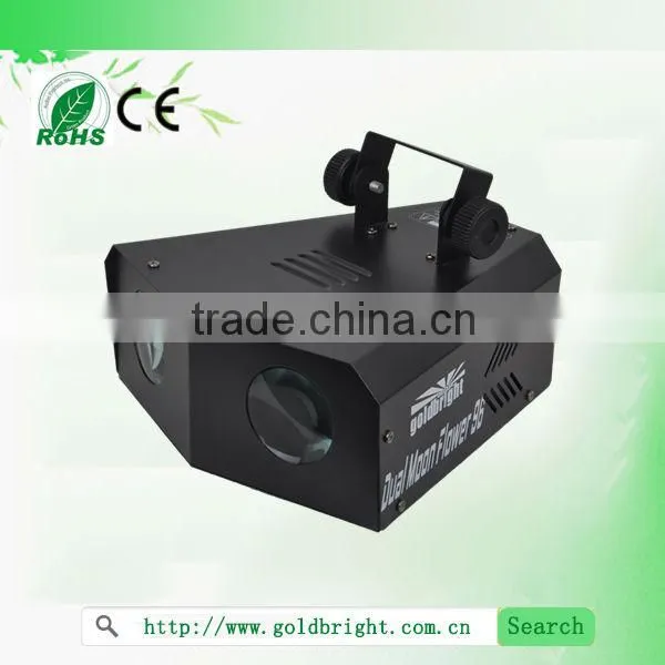 3w dual moon flower dmx dj club light stage sharp beam light