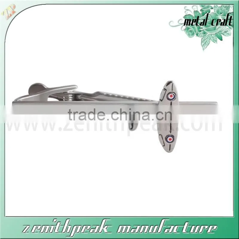 Enamel bus metal tie clip