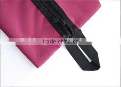 Hot Pink Color Waterproof Sport Shoe Bag