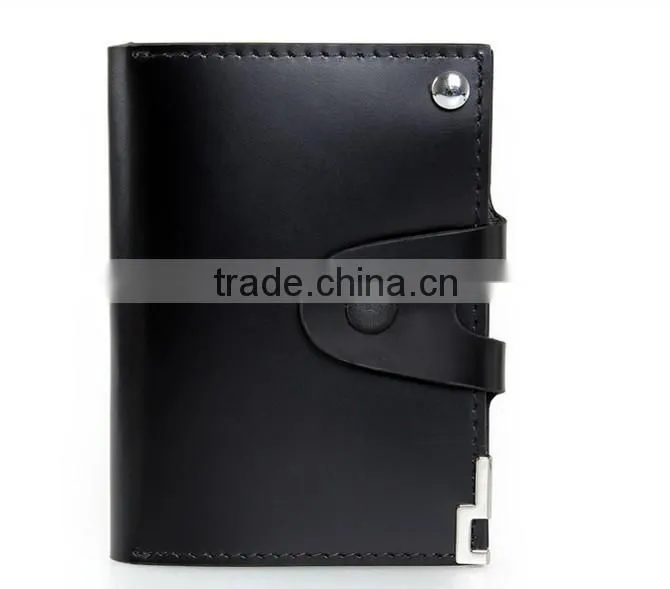 Custom leather organizer bulk business card holders