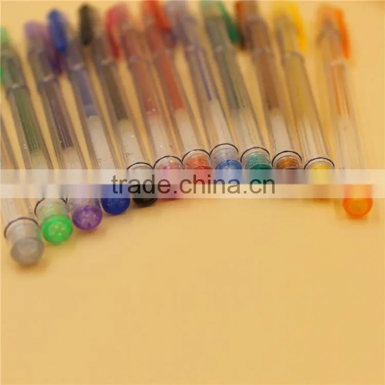 glitter gel ink pen 12 piece(G-100, 0.8/1.0mm point)