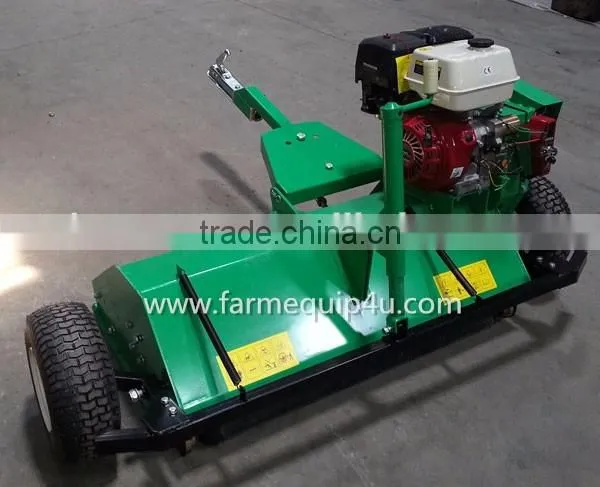 ATV Flail Mower with Gasoline Engine; Mower for tractor or ATVs, Tow behind flail mower; ATV Mower