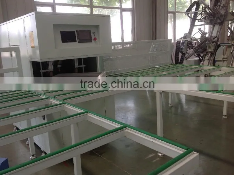 PVC Door-Window Welding & Cleaning Produce Line/welding &cleaning machine for pvc profile window door