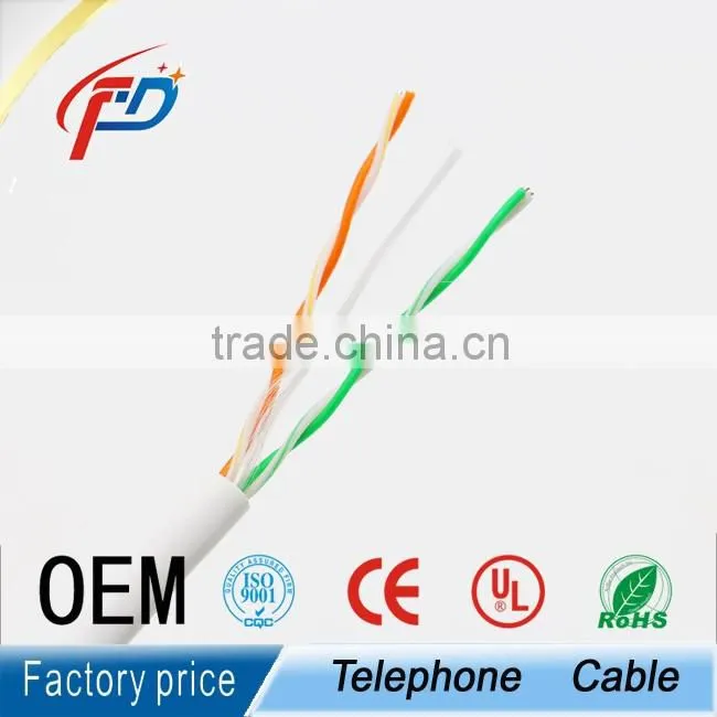 Factory Hot-sale 1~100pair 0.50mm copper condunctor Telephone Cable