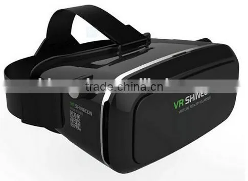 distributors' chance, best price 3d headset VR SHINECON 3D vr Glasses vr helmet virtual reality for movies/xbox one
