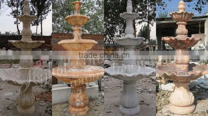 Stone Pedestal Fountain, 4 tiers granite fountain