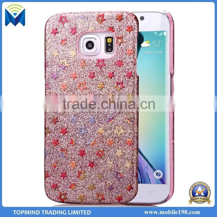 Cell phone accessories plastic phone case for samsung galaxy s6 edge plastic hard back case cover
