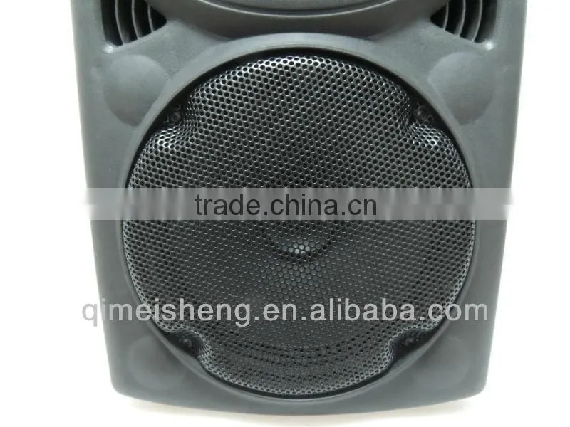 Hoxen 15" professional plastic powered speaker box with bluetooth