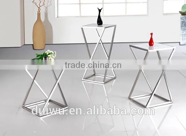 Foshan factory modern stainless steel furniture