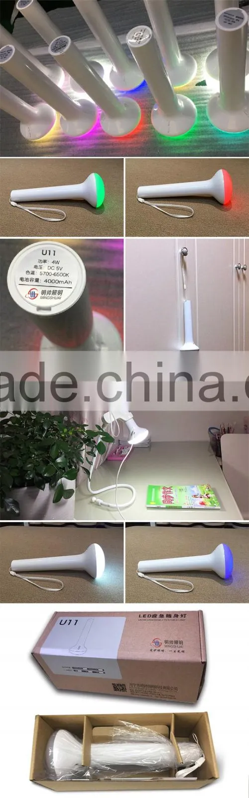 2016 Newest products LED Dimmable desk Lamp with usb port for all smart phone charging with certification