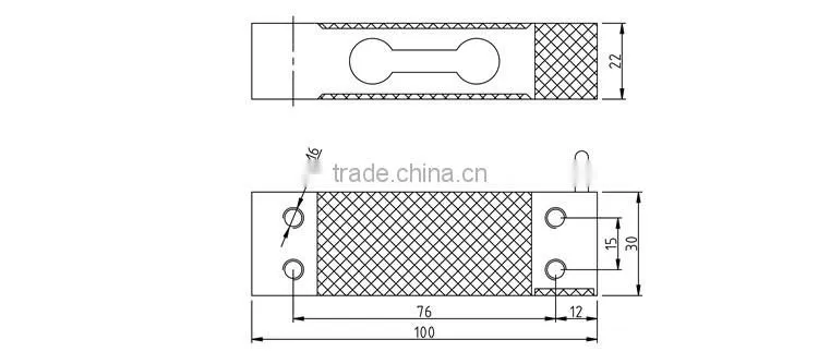 GPB131 3kg parallel beam load cell sensor