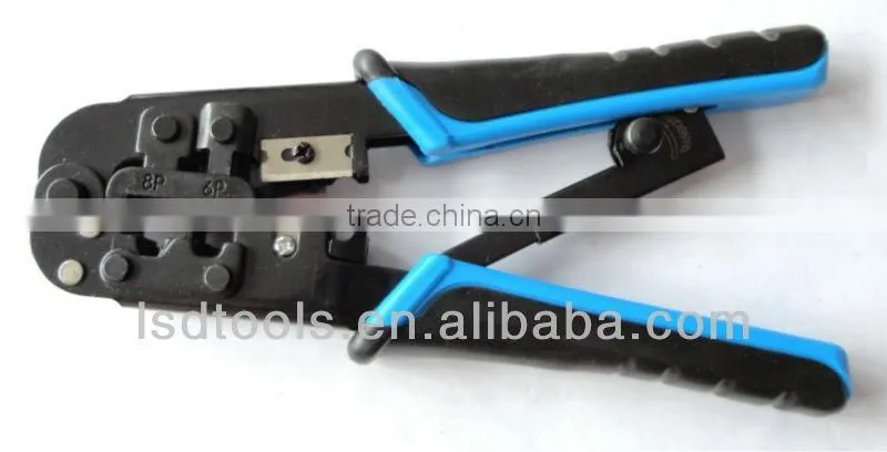Hand Tools RJ45 RJ11/RJ12 RJ10 Wire Cable Crimper Crimp PC Network Tool,4P,6P,8P,LT-N5684R