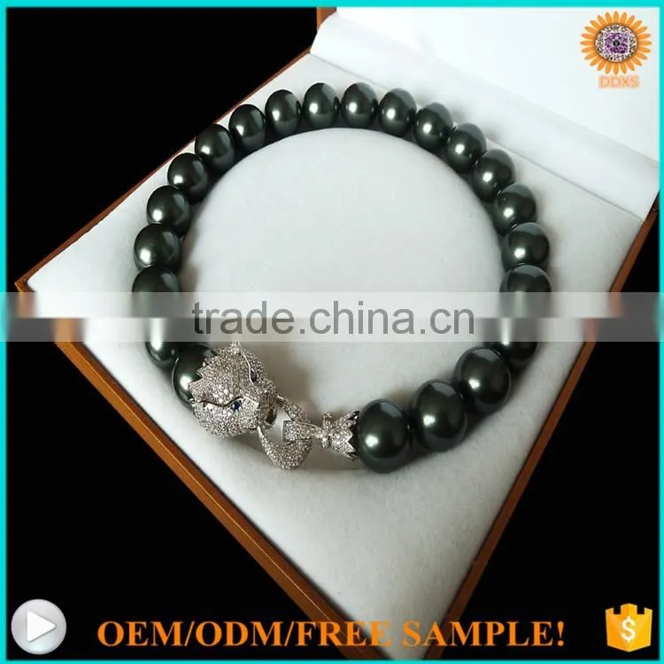 2016 popular 18mm shell pearl necklace