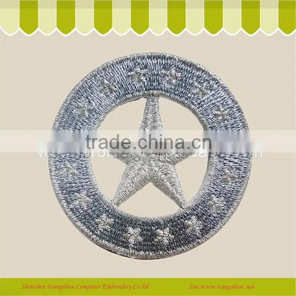 2014 Hot Sale Round Customed Embroidery Badge