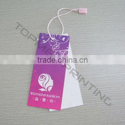 Custom Hang Tag for Clothing, Shining Star Cardboard Paper Garment Hang Tags