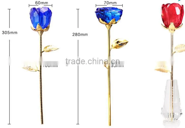 New Design Crystal flower gift