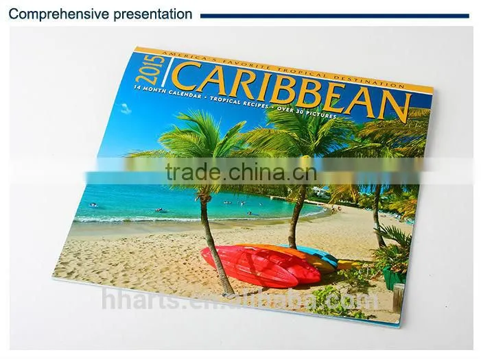 Professional high quality exquisite wall calendar printing in China