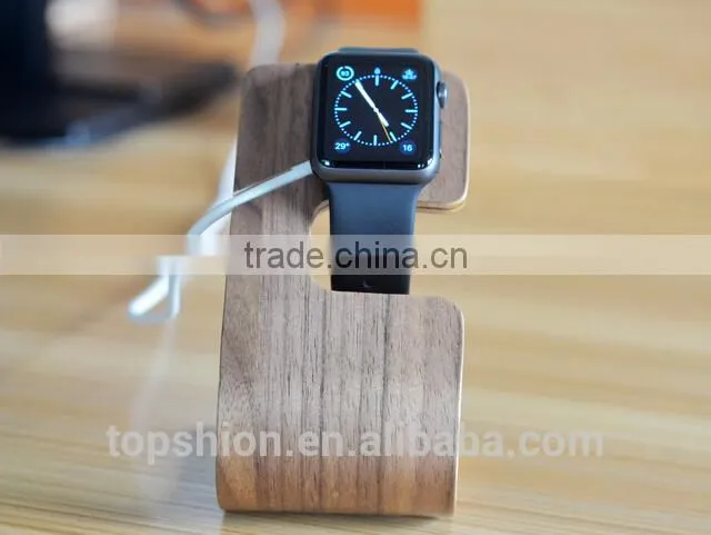 Wholesale for ipad iphone 6 wood stand charging stand holder multi-function, for apple watch wooden stand