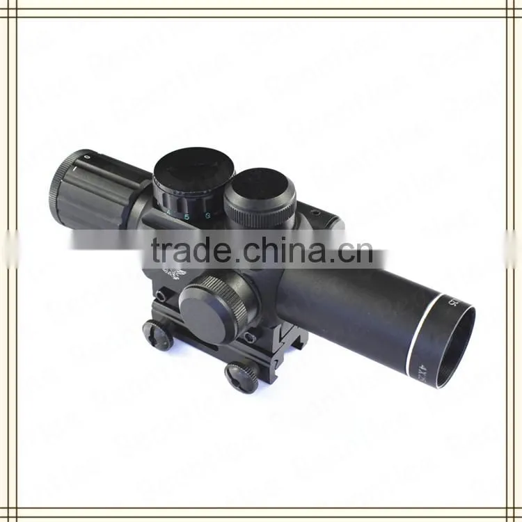 Cheap high quality no infrared thermal imaging rifle scope for hunting , hunting night vision scope with red dot laser