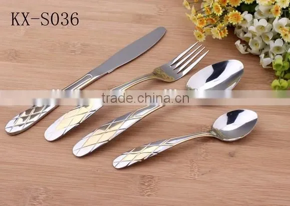 Gold-plated Handle Cutlery