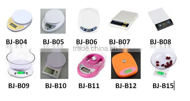5kg/1g touch screen electric kitchen digital scale