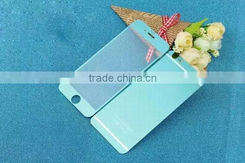 Colored Tempered Glass Screen Protector for iphone 6 plus, Front Back Tempered Glass Screen Protector OEM ODM, Various Color