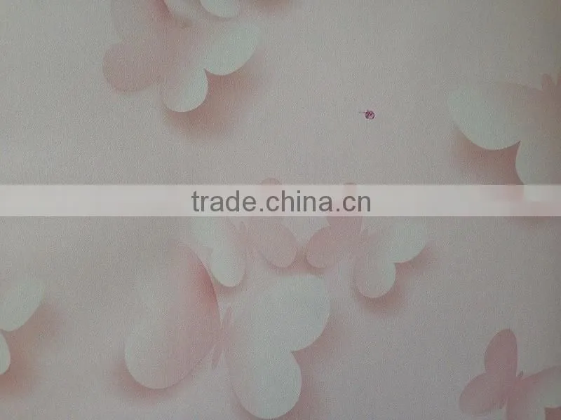 butterfly paintings vinyl wallpaper
