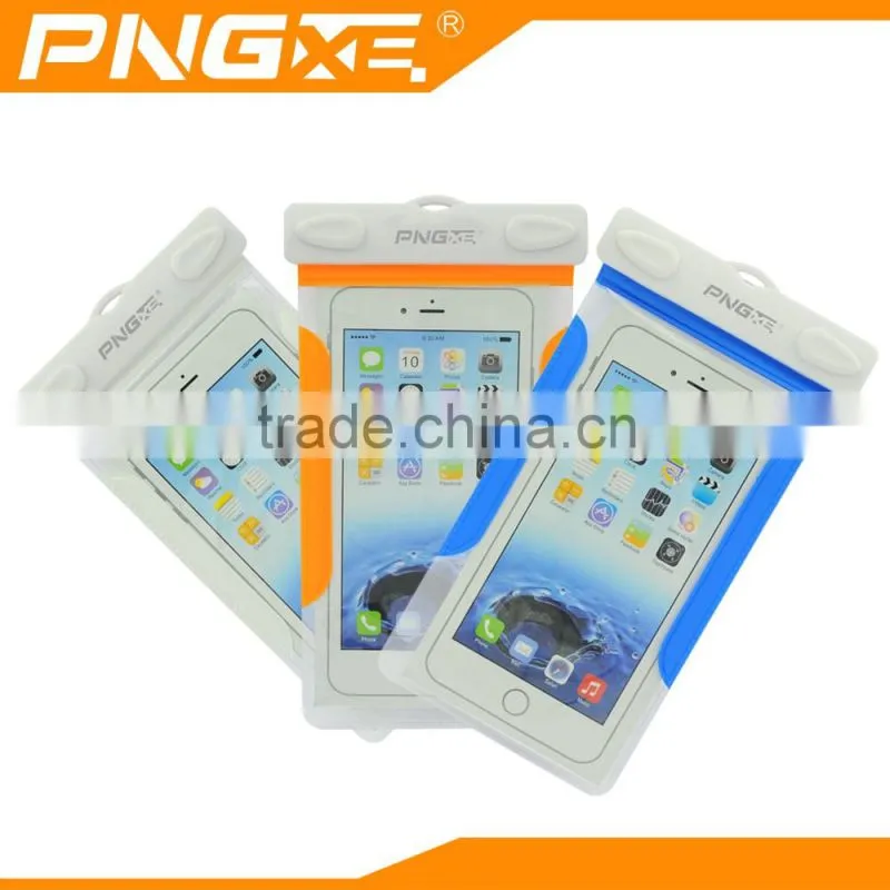 PNGXE Hot selling IPX8 certified universal pvc mobile phone waterproof bag waterproof bag
