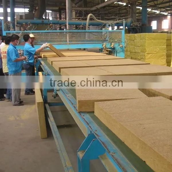 Thermal Insulation Material Torch Membrane Rockwool Pipe / Tube 100kg/m3
