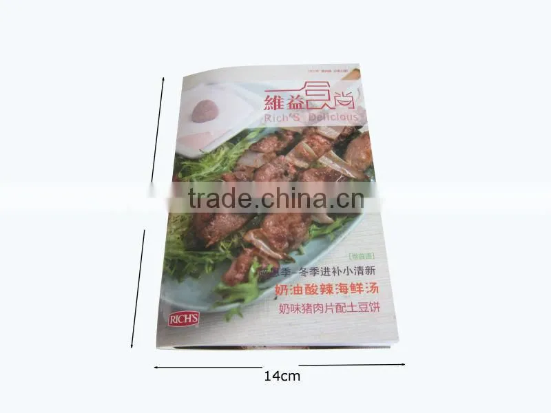 Custom Restaurant Menu Book Printing Full Color Printing