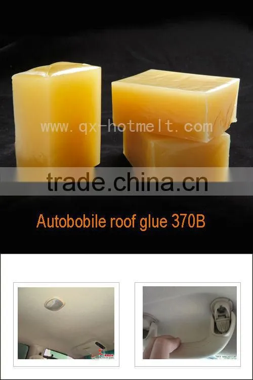 High softening point adhesive for car roof