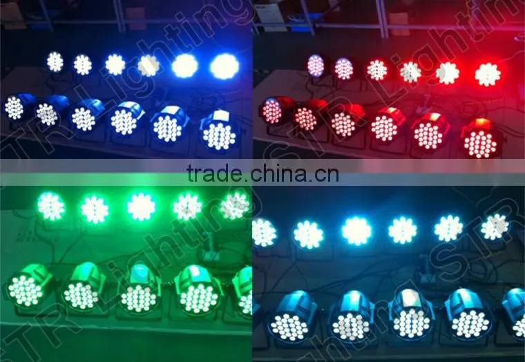 Disco lights DMX par can RGBW 4in1 indoor led stage lighting