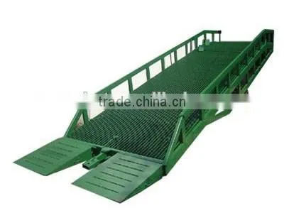 8t hydraulic warehouse mobile loading dock ramp