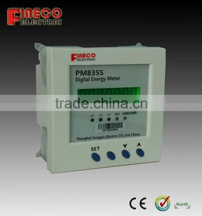 PM835 digital meter 3phase panel meter smart meter 485 in current meters