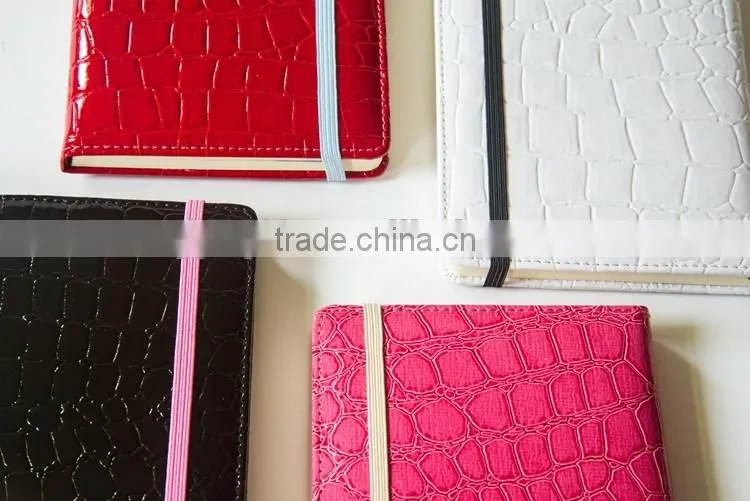 Cutom made business PU hardcover leather notebook