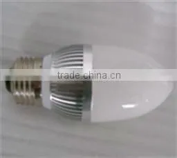 CE ROHS CE CERTIFICATE E27 180-250LM 3W LED CANDLE LIGHT BULB
