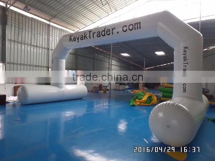 inflatable arch can be use on water for exhibition