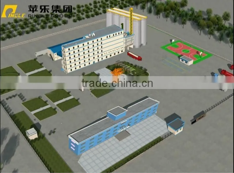 2016 Good Quality New Pingle Milling Machine 50t/24H Wheat Corn Flour Processing Production Line