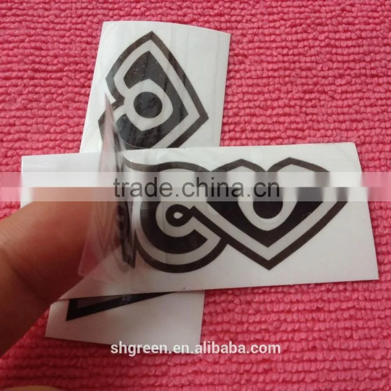 Bright full red vinyl food safe sticker with eco-friendly