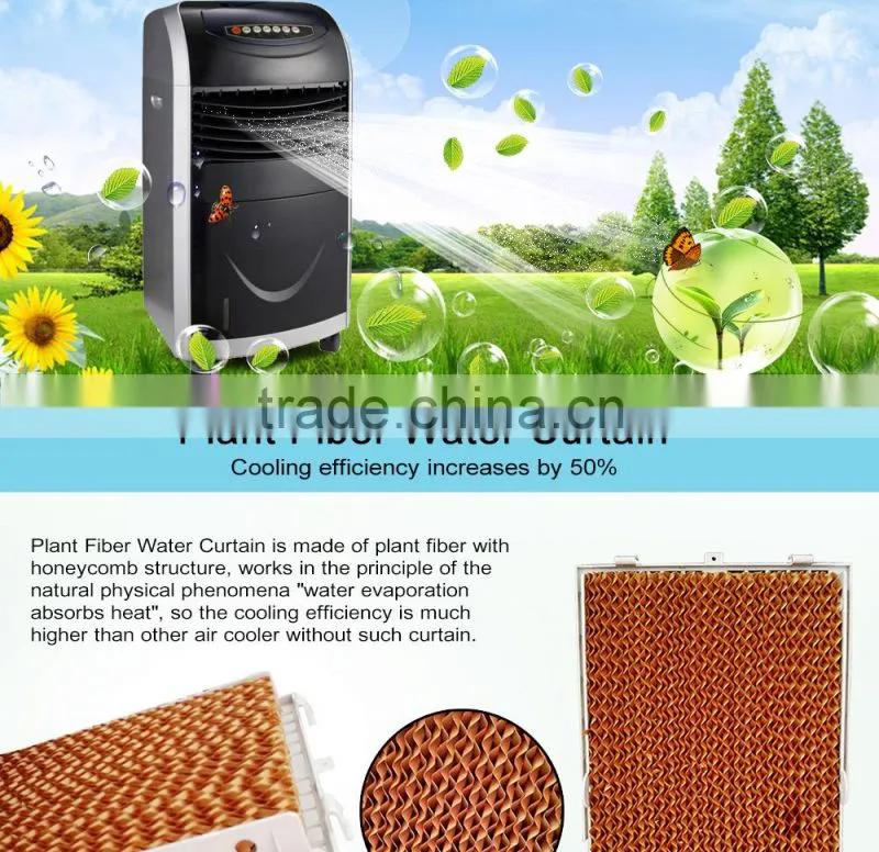 Digital Control Air Cooler With Casters