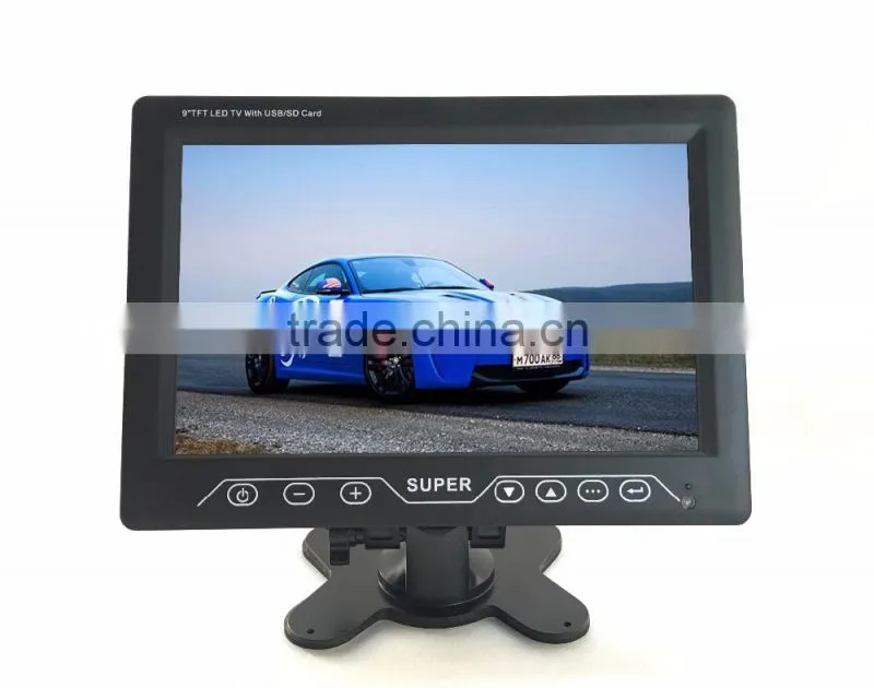 8.5 inch cheap china touch key car monitor with usb,sd