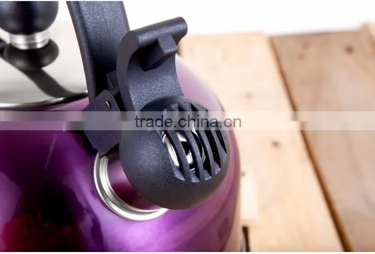 2016 new design hot water whistle tea kettle bell