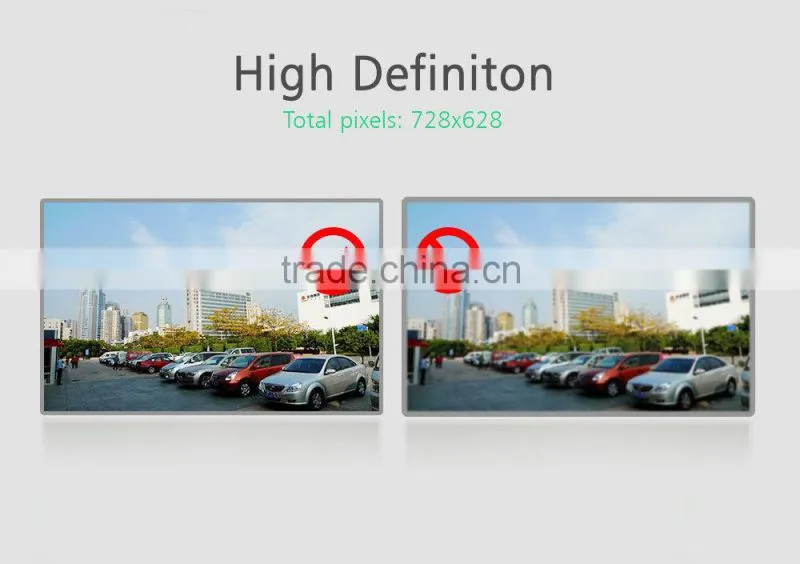 Waterproof color cmos hidden car cameras