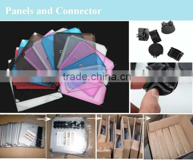 2015 Easy Assembled Modern DIY plastic shelf for cloth