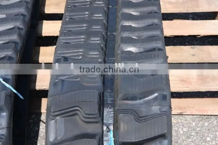 VIO50 rubber track, VIO50 rubber pad, VIO50 rubber plate, 400*75.5*74