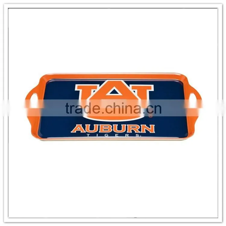 Eu style melamine non-slip food serving trays