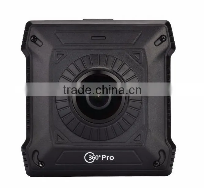 Wifi Dual lens fisheye sport camera 360 720 degree panoramic 1080p panoramic Camera