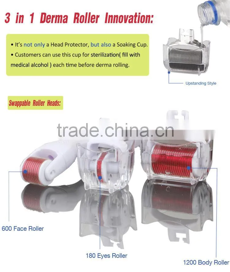 microneedle roller skin care therapy