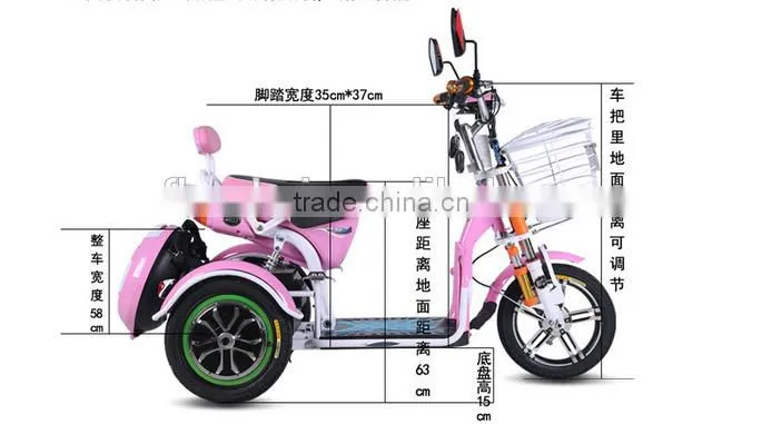 2017 New Design Stand Up Off-Road Electric Trike Scooter